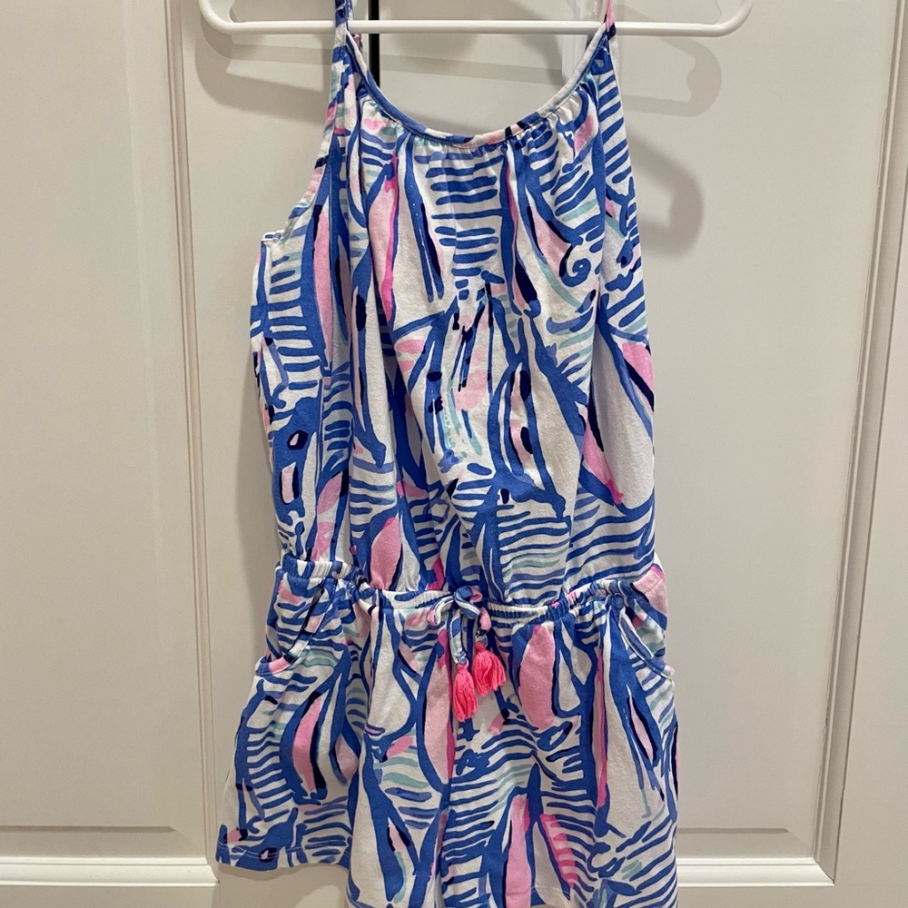 Lilly Pulitzer Girls Romper, size 8-10
